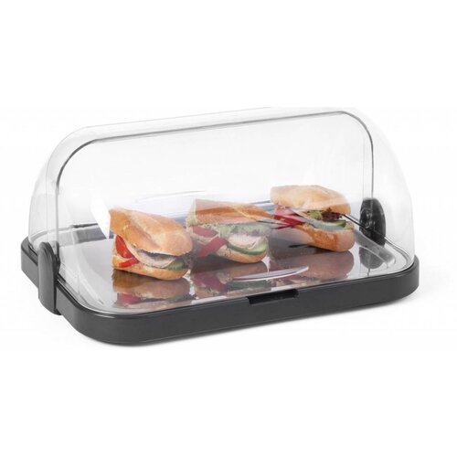 Hendi Vitrine à Couvercle Coulissant ABS - 440x320x205(h)mm