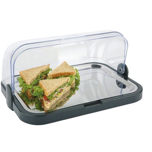 Hendi Vitrine à Couvercle Coulissant ABS - 440x320x205(h)mm