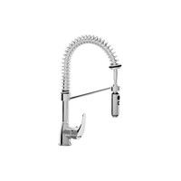 Douchette MINI Chromé - 18 Litres p/m - Raccords Flexibles - Mélangeur Inclus