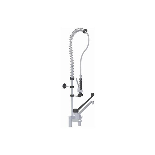 CHRselect Douchette de Prélavage - 17 Litres p/m - Bi Trous - Raccords Flexibles - (H)1260mm