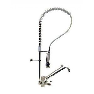 CHRselect Douchette + Robinet Coudé INOX - 16 Litres p/m - Connections Flexibles - (H)1200mm CHRselect Douchette + Robinet Coudé INOX - 16 Litres p/m - Connections Flexibles - (H)1200mm