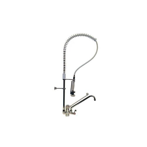 CHRselect Douchette + Robinet Coudé INOX - 16 Litres p/m - Connections Flexibles - (H)1200mm