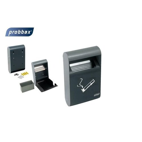 CHRselect Cendrier Murale Rectangulaire | 0,5 Litre | Jusqu'à 150 Mégots | 152x64x255mm