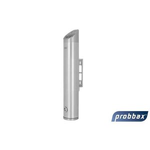 CHRselect Cendrier Murale Tubulaire | Aluminium | 2,4 Litres | Jusqu'à 720 Mégots | 80x80x480(h)mm CHRselect Cendrier Murale Tubulaire | Aluminium | 2,4 Litres | Jusqu'à 720 Mégots | 80x80x480(h)mm