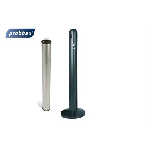 CHRselect Cendrier Poteau à Poser | Noir | Jusqu'à 900 Mégots | 300x300x1080(h)mm CHRselect Cendrier Poteau à Poser | Noir | Jusqu'à 900 Mégots | 300x300x1080(h)mm