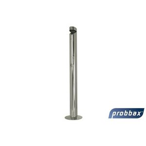 CHRselect Cendrier Poteau à Poser | Inox poli | Jusqu'à 330 Mégots | 1,1 Litres | 76x76x920(h)mm CHRselect Cendrier Poteau à Poser | Inox poli | Jusqu'à 330 Mégots | 1,1 Litres | 76x76x920(h)mm