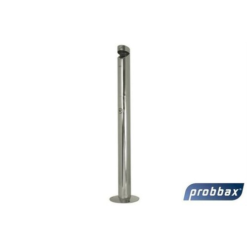 CHRselect Cendrier Poteau à Poser | Inox poli | Jusqu'à 330 Mégots | 1,1 Litres | 76x76x920(h)mm CHRselect Cendrier Poteau à Poser | Inox poli | Jusqu'à 330 Mégots | 1,1 Litres | 76x76x920(h)mm