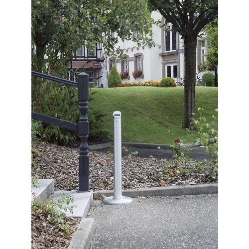 CHRselect Cendrier Poteaux à Poser XXL | Aluminium | 4,4 Litres | Jusqu'à 1350 Mégots | 80x80x900(h)mm