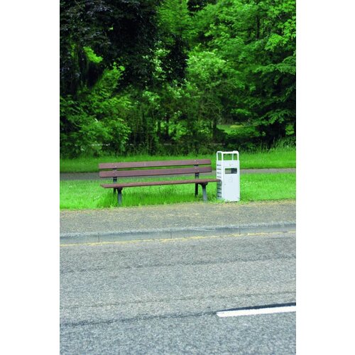 CHRselect Cendrier à Poser 2,3 Litres | Avec Poubelle 20 Litres | Gris | Jusqu'à 690 Mégots