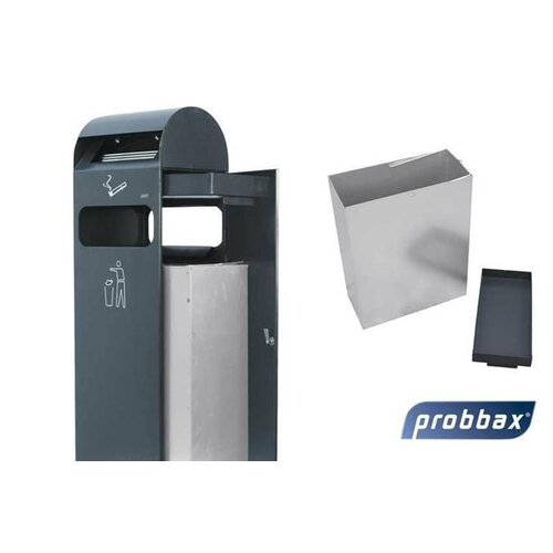 CHRselect Cendrier à Poser 3 Litres | Avec Poubelle 29 Litres | Noir | Jusqu'à 900 Mégots