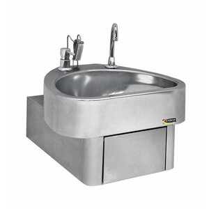 Sofinor Lave-Mains Inox AISI 304 | Commande au Genou | Clinium Deluxe - Modèle Hôpital | 460x436x(H)270mm Sofinor Lave-Mains Inox AISI 304 | Commande au Genou | Clinium Deluxe - Modèle Hôpital | 460x436x(H)270mm