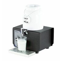 Distributeur de Lait Chaud | Pot en Porcelaine | 4 Litres | 290x260x390(h)mm