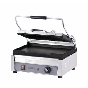 Casselin Grill Panini Grand Premium | Rainurée/Lisse | 2,4kW | 425x580x265(h)mm Casselin Grill Panini Grand Premium | Rainurée/Lisse | 2,4kW | 425x580x265(h)mm