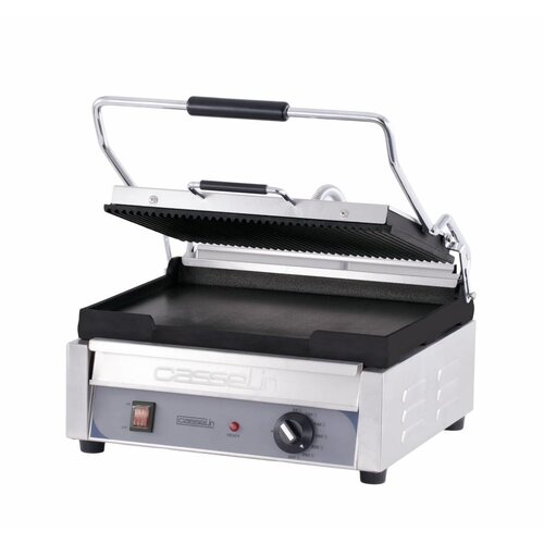 Casselin Grill Panini Grand Premium | Rainurée/Lisse | 2,4kW | 425x580x265(h)mm Casselin Grill Panini Grand Premium | Rainurée/Lisse | 2,4kW | 425x580x265(h)mm