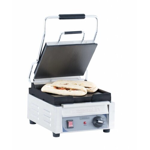 Casselin Grill Panini Petit Premium | Lisse/Lisse | 2kW | 300x490x265(h)mm