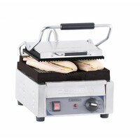 Grill Panini Petit Premium | Rainurée/Rainurée | 2kW | 300x490x265(h)mm