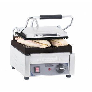 Casselin Grill Panini Petit Premium | Rainurée/Rainurée | 2kW | 300x490x265(h)mm Casselin Grill Panini Petit Premium | Rainurée/Rainurée | 2kW | 300x490x265(h)mm