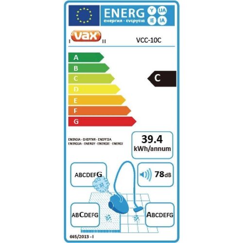 CHRselect Aspirateur Vax | 9 Litres | 1200W | Ø350x370(h)mm