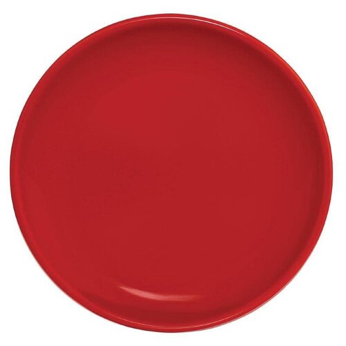 CHRselect Assiette Creuse | Porcelaine Rouge | Ø200mm | 12 Pièces