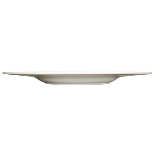 CHRselect Assiette Lumina | Bord Extra Large | Porcelaine Blanche | Ø285mm | 4 Pièces