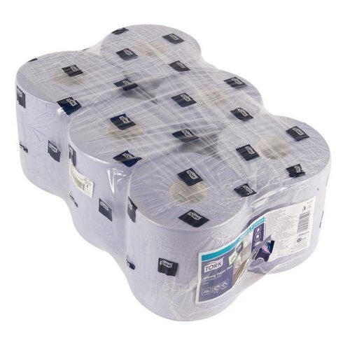 CHRselect Bobines d'Essuyage Bleus - 2 Plis - 160m | 451 Feuilles - Lot de 6