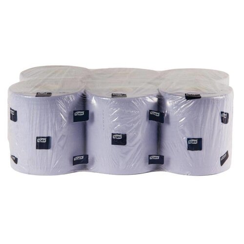 CHRselect Bobines d'Essuyage Bleus - 2 Plis - 160m | 451 Feuilles - Lot de 6