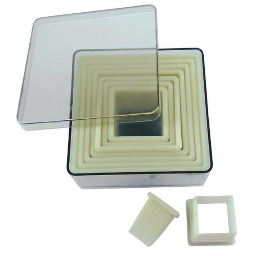 CHRselect Boîte de 9 Découpoirs | Carré Lisse | 18-95mm