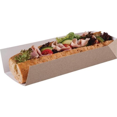 CHRselect Cartons à Sandwichs | 250x80x50(h)mm | Lot de 500