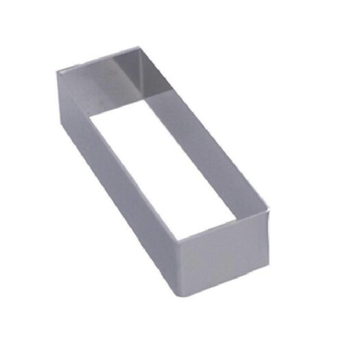 CHRselect Cercle à Tarte Rectangulaire Inox | 43x124x30(h)mm