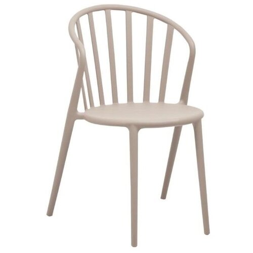CHRselect Chaises à Barreaux  en PP Café | Empilable | Lot de 12