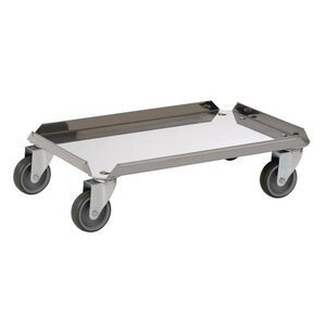 CHRselect Chariot pour Casiers | Inox | 600x400mm