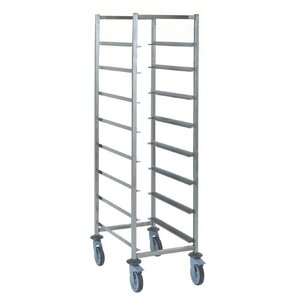 CHRselect Chariot pour Casiers | Inox | 8 Niveaux