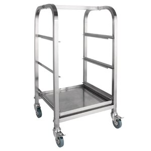CHRselect Chariot pour Casiers Inox - Casiers 350mm - 3 Niveaux CHRselect Chariot pour Casiers Inox - Casiers 350mm - 3 Niveaux