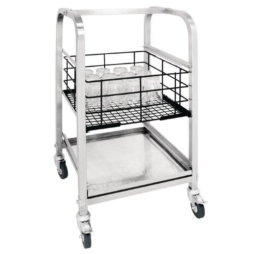 CHRselect Chariot pour Casiers Inox - Casiers 350mm - 3 Niveaux