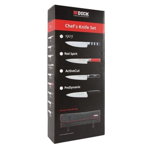 CHRselect Ensemble de 5 Couteaux + Étui | Manches Ronds