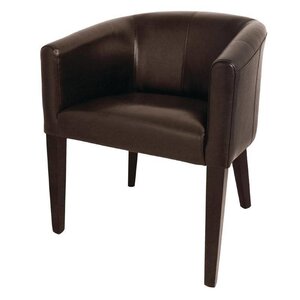 CHRselect Fauteuil en Simili Cuir Marron Foncé | Hauteur 820mm | Par Pièce