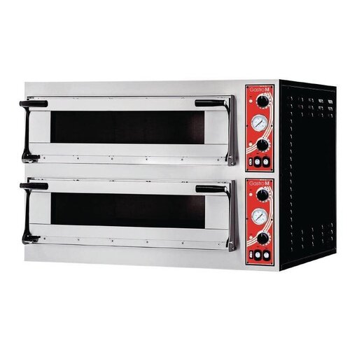 CHRselect Four à Pizza Rome Double | 2x 4 Pizza Ø350mm | 400V | 1000x954x745(h)mm CHRselect Four à Pizza Rome Double | 2x 4 Pizza Ø350mm | 400V | 1000x954x745(h)mm