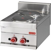 Fourneau Électrique | 2x Ø220mm | 3kW/400V | 300x600x280(h)mm