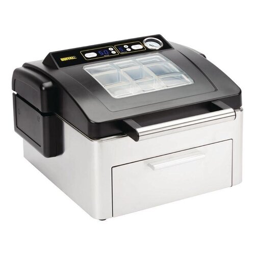 Buffalo Machine Sous Vide Compacte | 6,5 Litres | Barre 300mm | Produits Secs et Liquides Buffalo Machine Sous Vide Compacte | 6,5 Litres | Barre 300mm | Produits Secs et Liquides