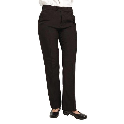 CHRselect Pantalon Noir pour Femme | Plis Marqués | Staff Uniforms | Disponible en 6 Tailles