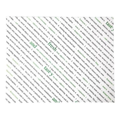 CHRselect Papier Sulfurisé | Avec Texte | 255x203mm | 500 Pièces