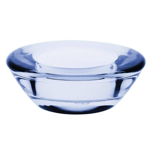 CHRselect Photophore | Verre Bleu | 75x75x25(h)mm | 6 Pièces