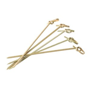 CHRselect Piques Boucles - Bois - 120mm - Lot de 100