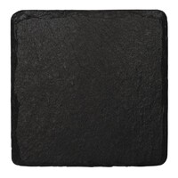 Plat de Présentation en Ardoise | 130x130mm | 4 Pièces