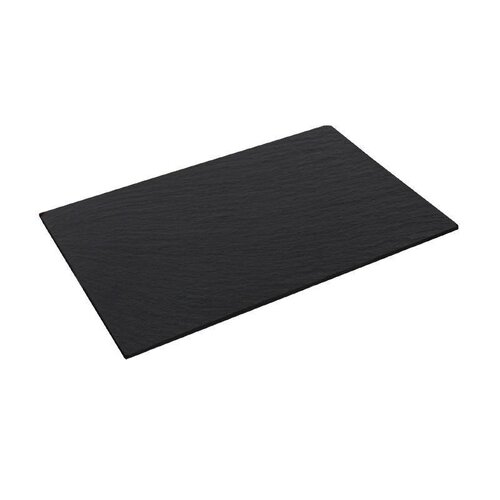 CHRselect Plat en Ardoise pour un Plateau en bois | 280x180mm | 2 Pièces