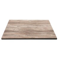 Plateau de Table | Pin Vieilli | Compact Exterieur | 600x600mm