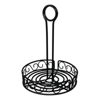 Porte Condiments | Métallique Noir | Ø195x235(h)mm