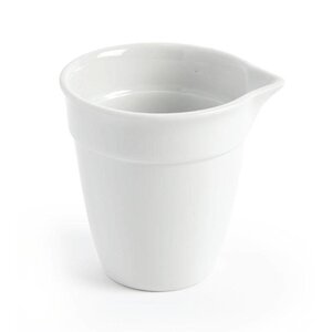 CHRselect Pot à Lait - 100ml - Porcelaine Blanche - 12 Pièces