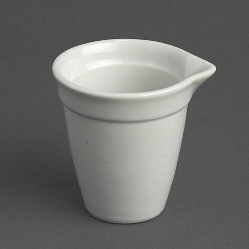 CHRselect Pot à Lait - 420ml - Porcelaine Blanche - 12 Pièces