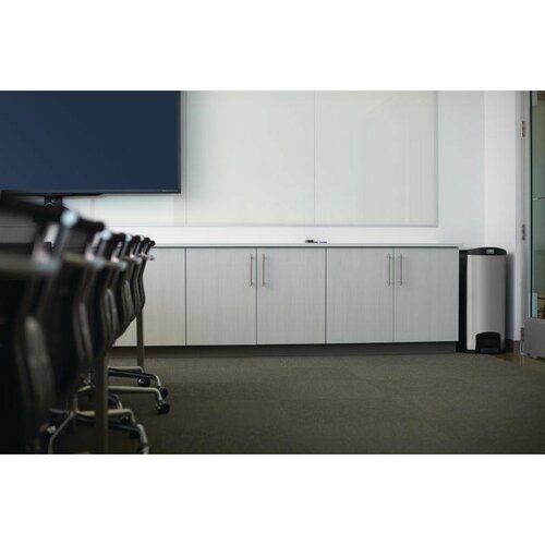 CHRselect Poubelle à Pédale Frontale | Rubbermaid | Inox | 30 Litres | 545x256x588(h)mm